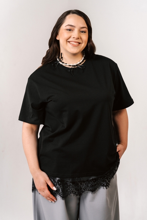 Джемпер женский с коротким рукавом