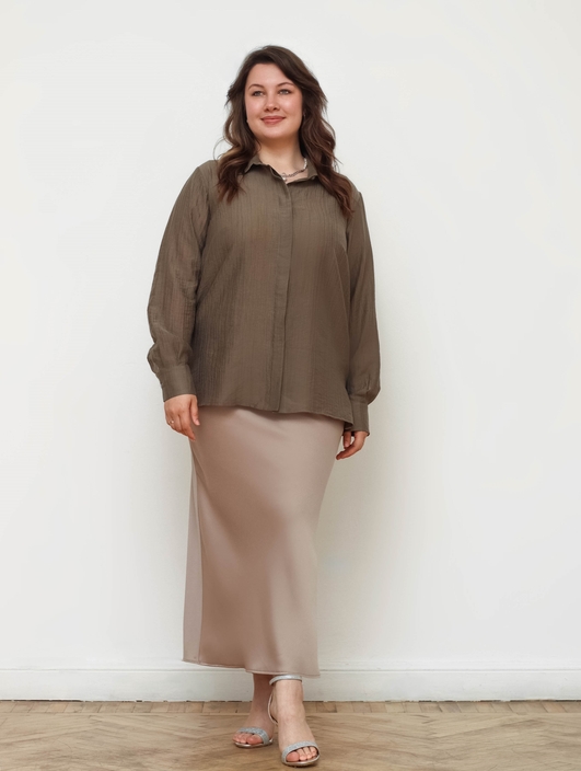 Блуза женская рубашечного кроя