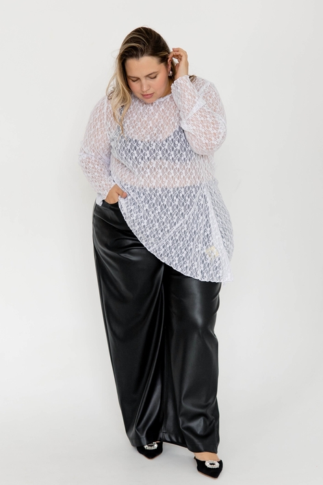 Лонгслив женский кружевной