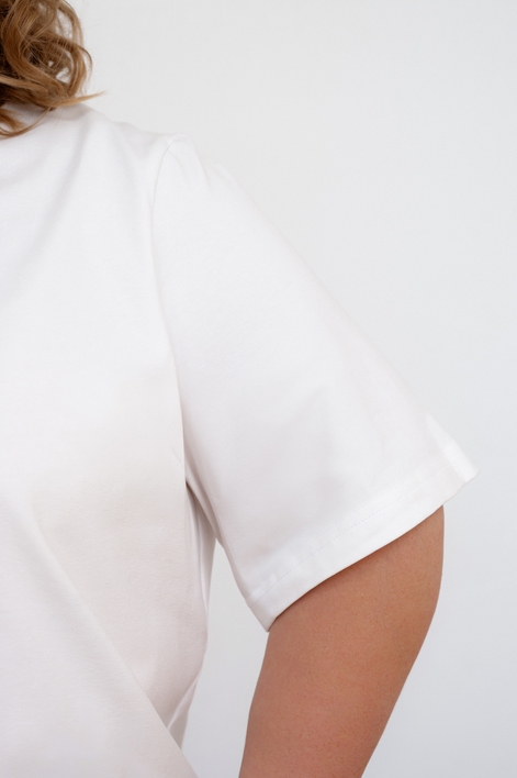 Футболка женская V - вырез