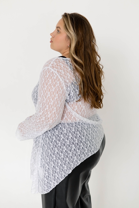 Лонгслив женский кружевной