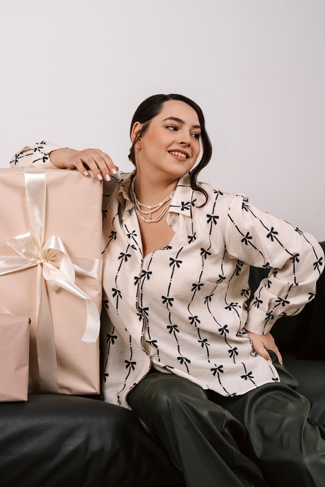 Блуза женская рубашечного кроя