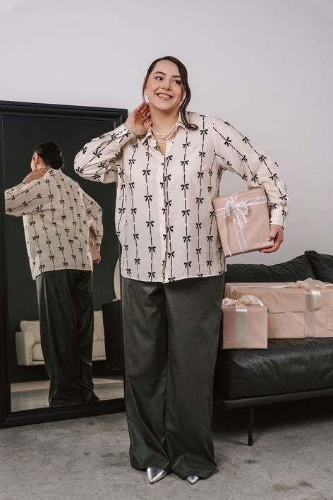 Блуза женская рубашечного кроя