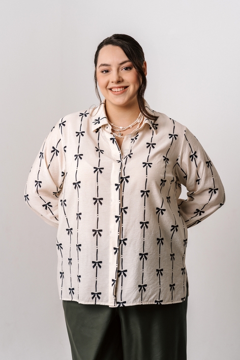 Блуза женская рубашечного кроя